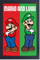 Cadre / Framed - Mario & Luigi